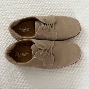 Florsheim Kearney Jr. Oxford Shoes Sand Suede • 3 M